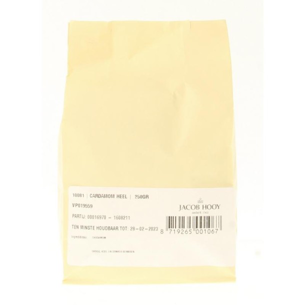 Jacob Hooy Cardamom zaad heel (250 Gram)