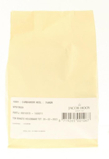 Jacob Hooy Cardamom zaad heel (250 Gram)