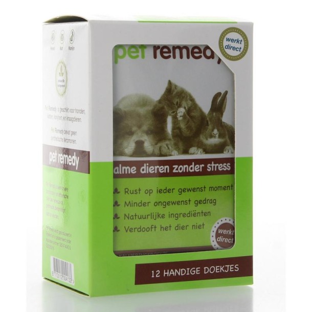 Pet Remedy Kalmerende doekjes (12 Stuks)