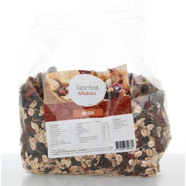 Mijnnatuurwinkel Superfood muesli (1 Kilogram)