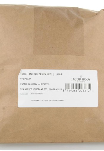 Jacob Hooy Malvabloemen heel (250 Gram)