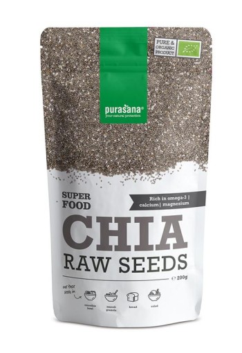 Purasana Chia zaden vegan bio (200 Gram)