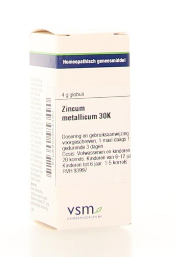 VSM Zincum metallicum 30K (4 Gram)