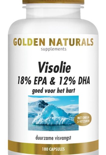 Golden Naturals Visolie 18% EPA 12% DHA (180 Softgels)