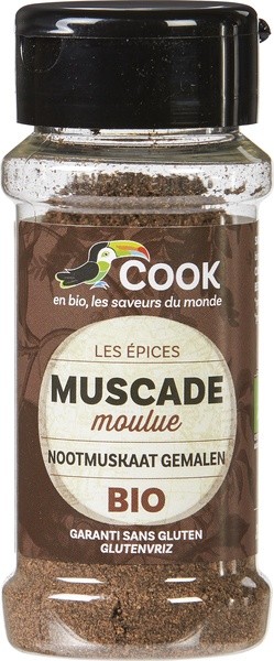 Cook Nootmuskaat gemalen bio (35 Gram)