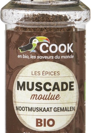 Cook Nootmuskaat gemalen bio (35 Gram)