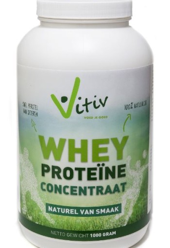 Vitiv Whey proteine concentraat 80% (500 Gram)
