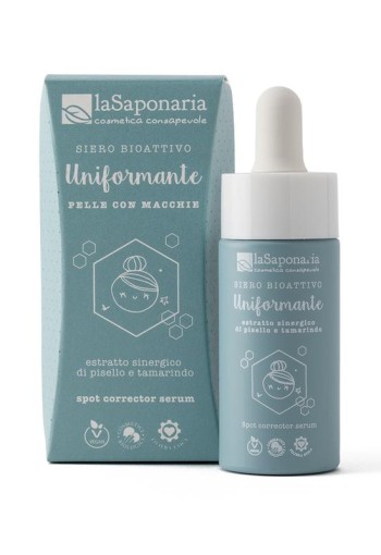 La Saponaria Serum bio actief egale stralende teint (15 Milliliter)