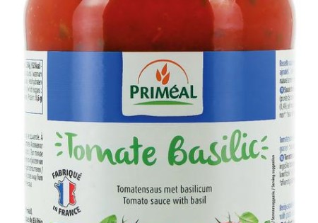 Primeal Pastasaus tomaten basilicum bio (510 Gram)