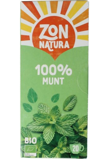 Zonnatura Munt thee 100% bio (20 Zakjes)