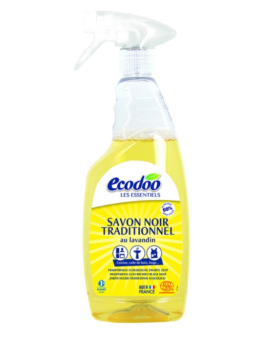 Ecodoo Zwarte zeep spray bio (750 Milliliter)
