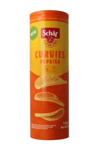 Dr Schar Curvies paprika glutenvrij (170 Gram)