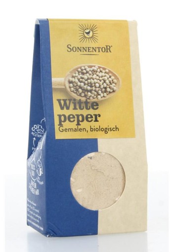 Sonnentor Witte peper gemalen bio (35 Gram)