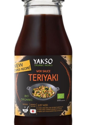 Yakso Woksaus teriyaki bio (240 Milliliter)