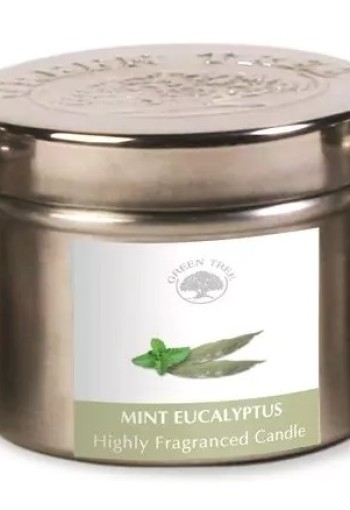 Green Tree Geurkaars mint eucalyptus (150 Gram)