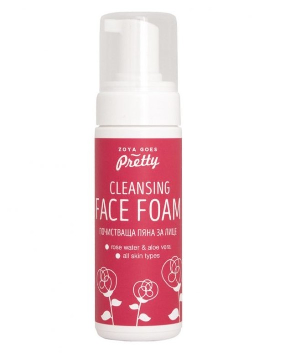 Zoya Goes Pretty Cleansing face foam rose & aloe vera (50 Milliliter)