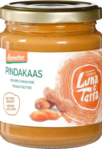 Luna E Terra Pindakaas smooth bio (250 Gram)