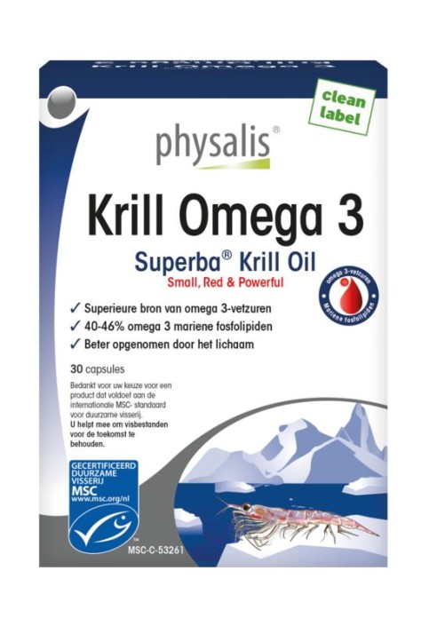 Physalis Krill omega 3 (60 Capsules)