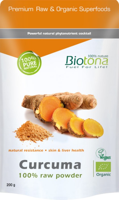 Biotona Curcuma raw powder bio (200 Gram)