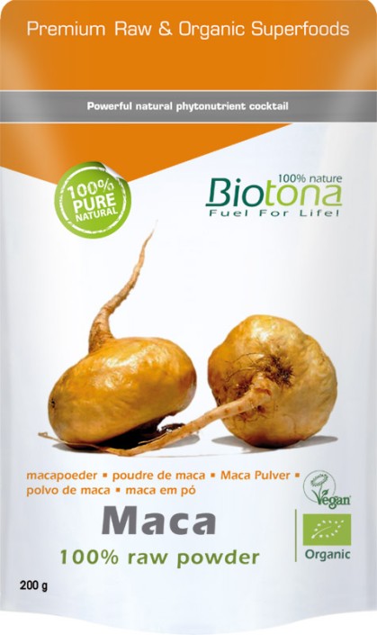 Biotona Maca raw powder bio (200 Gram)