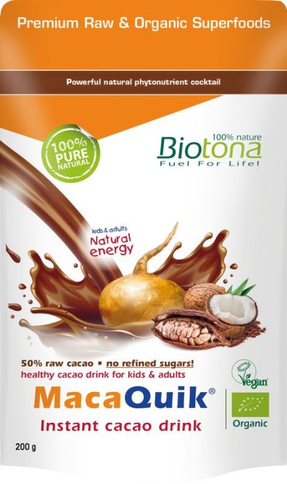 Biotona Macaquick instant cacao bio (200 Gram)