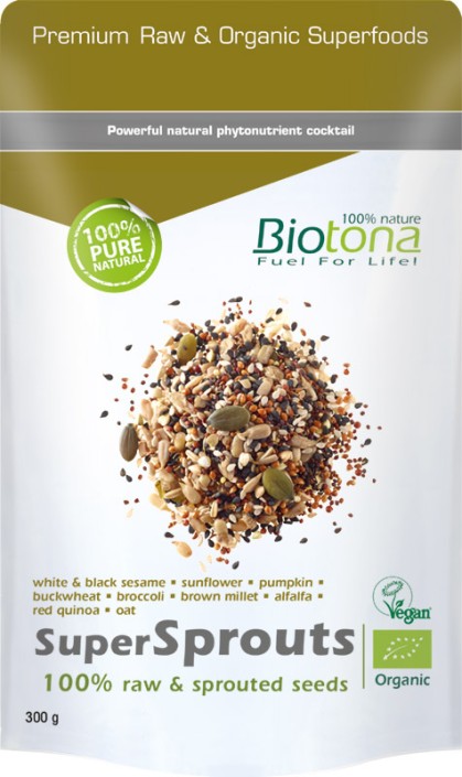 Biotona Supersprouts raw seeds bio (300 Gram)