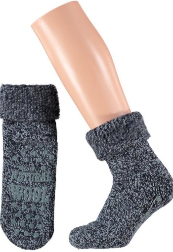 Apollo Slofsok anti slip unisex donker blauw maat 43-46 (1 Paar)