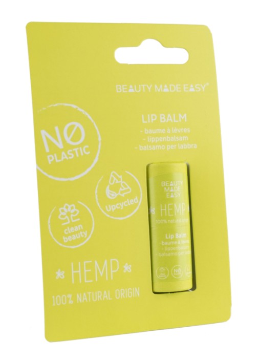 Beauty Made Easy Papertube lipbalm hemp (6 Gram)