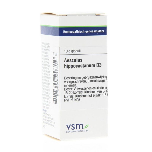 VSM Aesculus hippocastanum D3 (10 Gram)