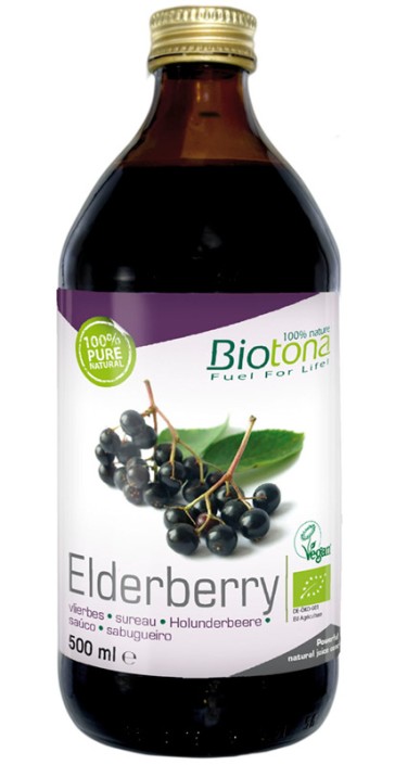 Biotona Vlierbes concentraat bio (500 Milliliter)
