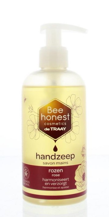 Traay Bee Honest Handzeep rozen (250 Milliliter)