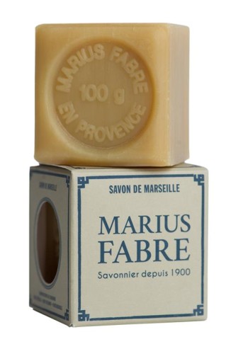 Marius Fabre Savon Marseille zeep in doos blanc (100 Gram)
