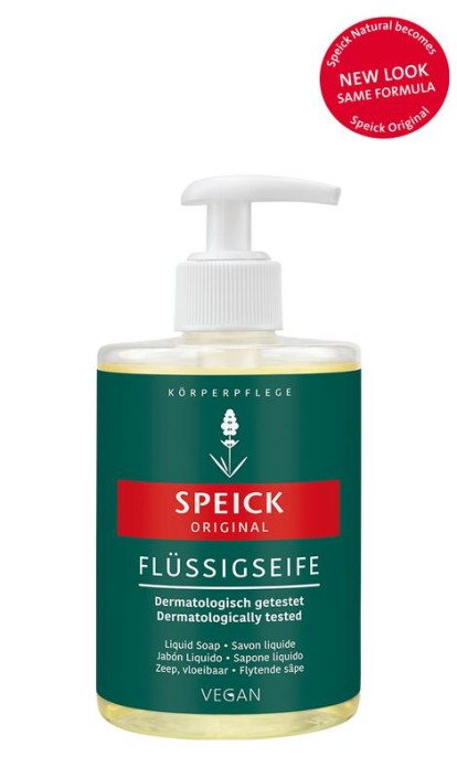 Speick Original vloeibare zeep in pomp (300 Milliliter)