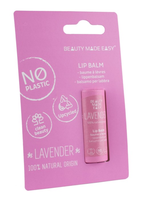 Beauty Made Easy Papertube lipbalm lavender (6 Gram)