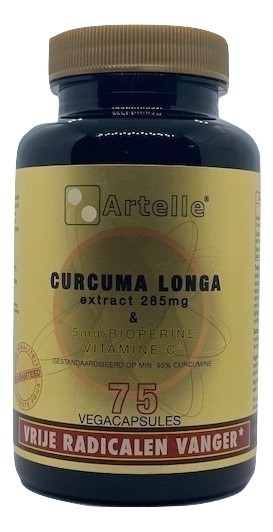 Artelle Curcuma longa extract (75 Vegetarische capsules)