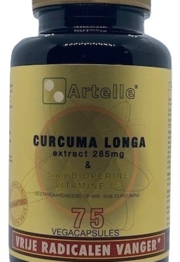 Artelle Curcuma longa extract (75 Vegetarische capsules)