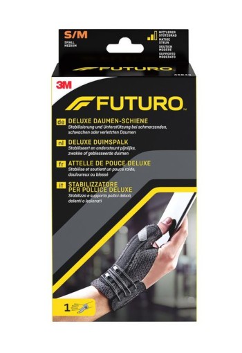 Futuro Deluxe duimspalk maat S/M zwart (1 Stuks)