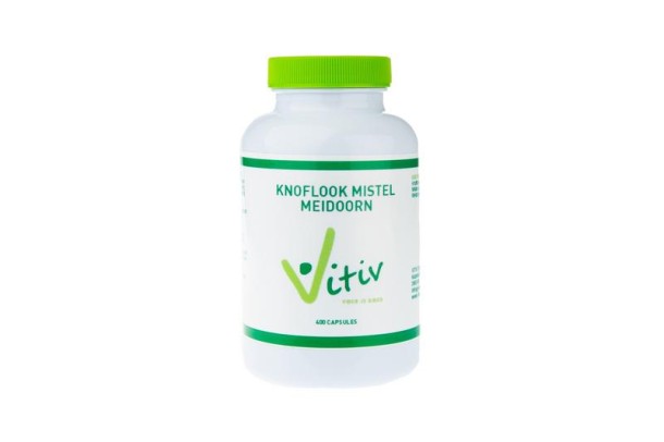 Vitiv Knoflook mistel meidoorn (400 Capsules)