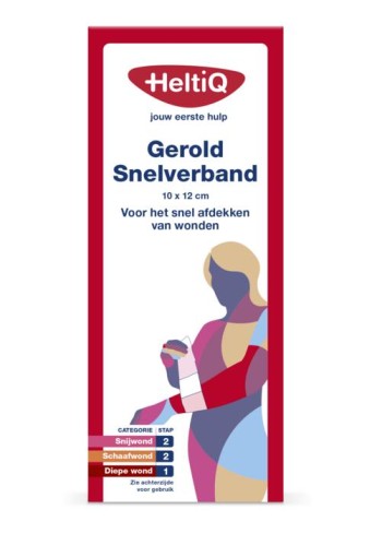 Heltiq Snelverband gerold nr. 3 10 x 12cm (1 Stuks)
