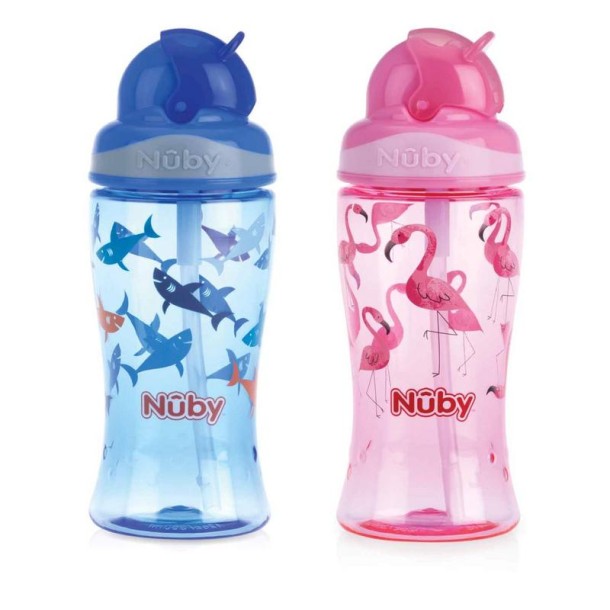 Nuby Flip it beker 360ml 3+ jaar (1 Stuks)
