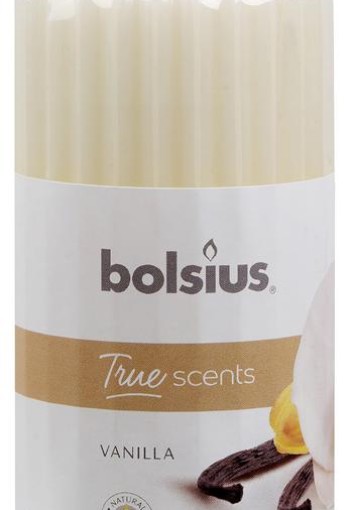 Bolsius True Scents stompkaars geur 120/58 vanilla (1 Stuks)