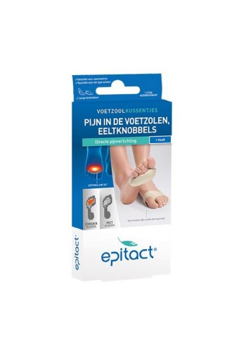 Epitact Voetzoolkussentjes comfort maat 42/45 (2 Stuks)