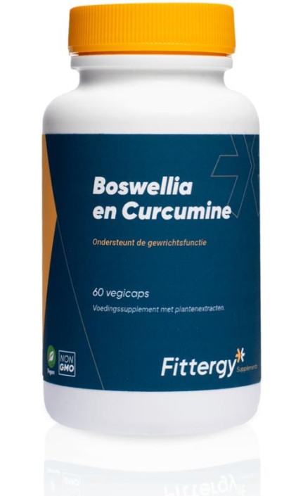 Fittergy Boswellia en curcumine (60 Vegetarische capsules)