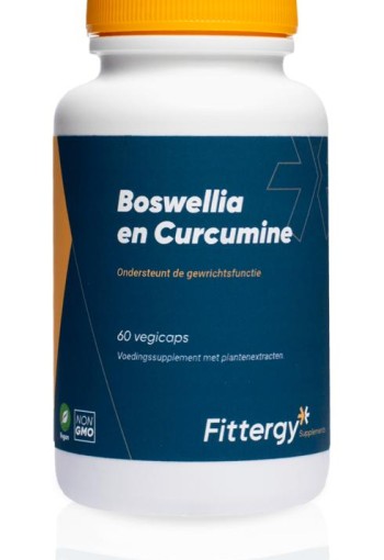 Fittergy Boswellia en curcumine (60 Vegetarische capsules)