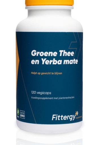 Fittergy Groene thee en yerba mate (120 Capsules)