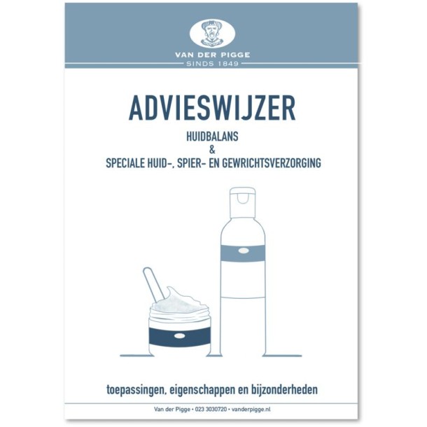 Van der Pigge Folder huidverzorging advieswijzer (1 Stuks)