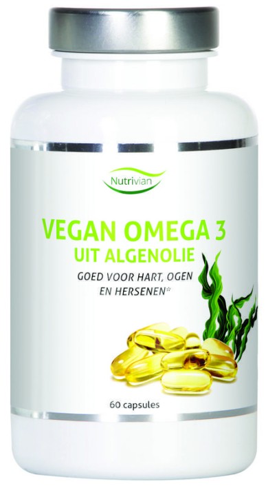 Nutrivian Vegan omega 3 uit algenolie (60 Capsules)