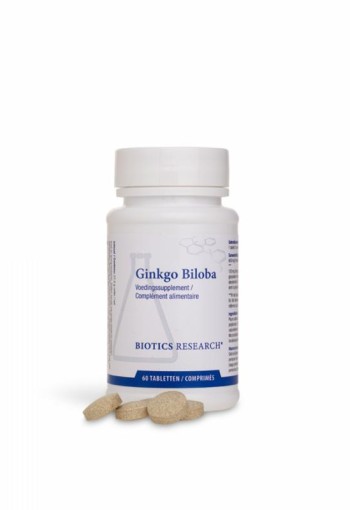 Biotics Ginkgo biloba (24%) extract (60 Tabletten)