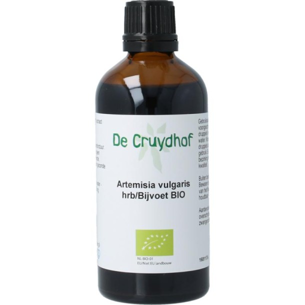 Cruydhof Artemisia vulgaris herb/bijvoet tinctuur bio (100 Milliliter)