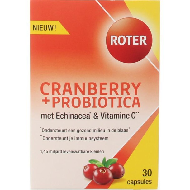 Roter Cranberry & probiotica 30 Capsules
